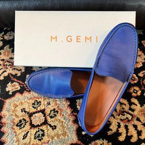 M. Gemi, Felize Size 39, Royal Blue Leather